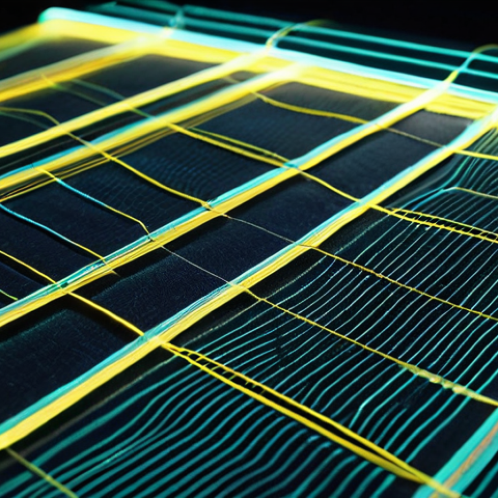 **Prompt:** A close-up of a futuristic smart textile, woven with glowing bio-luminescent threads and subtle integrated micro-sensors. The fabric appears responsive and adaptive, showcasing advanced material science and engineering. High detail, visionary, soft ambient lighting, emphasizing innovation in textile technology.