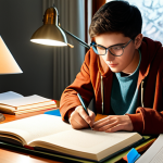 섬유기사 실기시험 준비 체크리스트 - Textile Engineering Student Studying**

"A student with a focused expression, studying textile sampl...