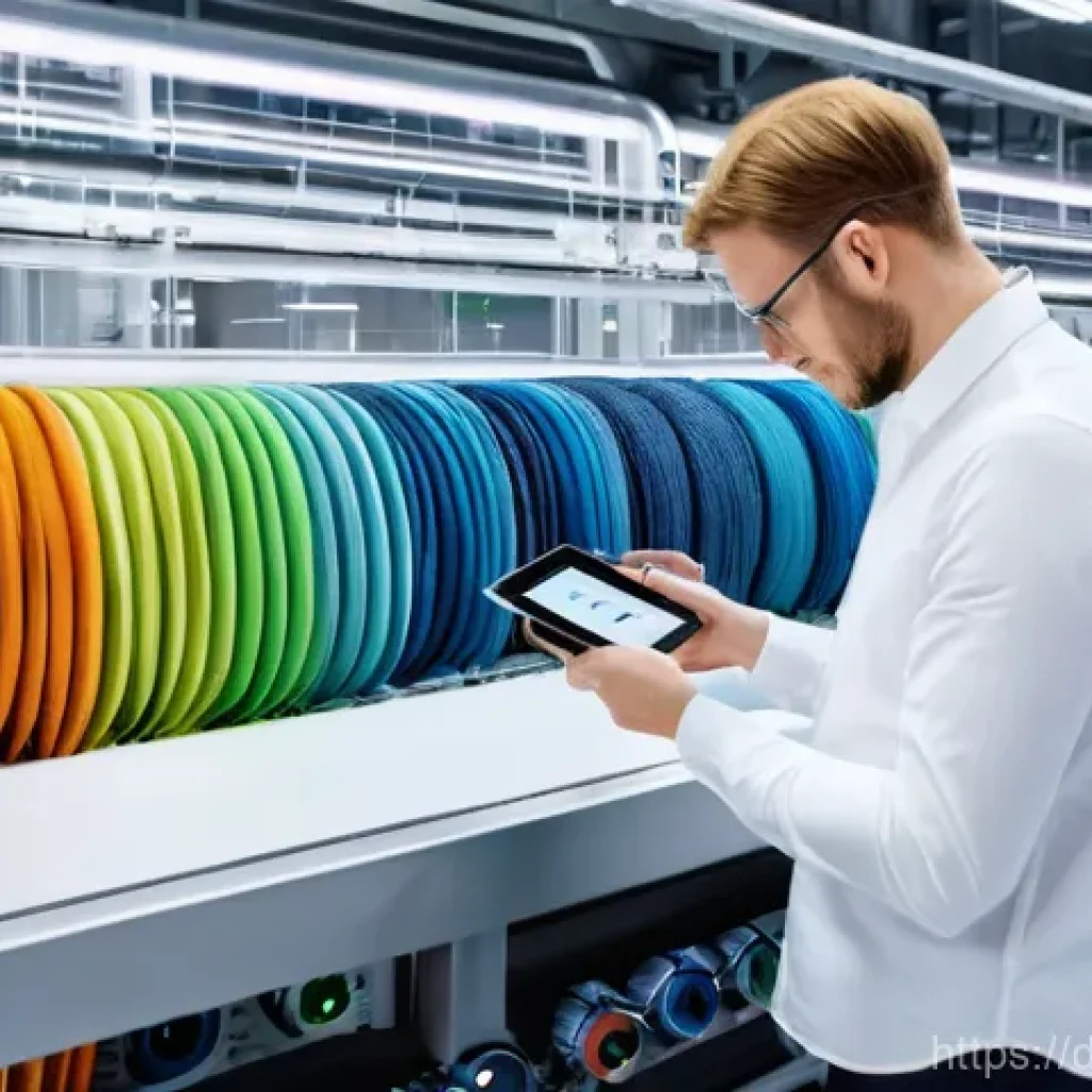 섬유기사와 공정 혁신 사례 - **Prompt 1: The Circular Fashion Future in a German Innovation Hub**
    "An intricate, brightly lit...