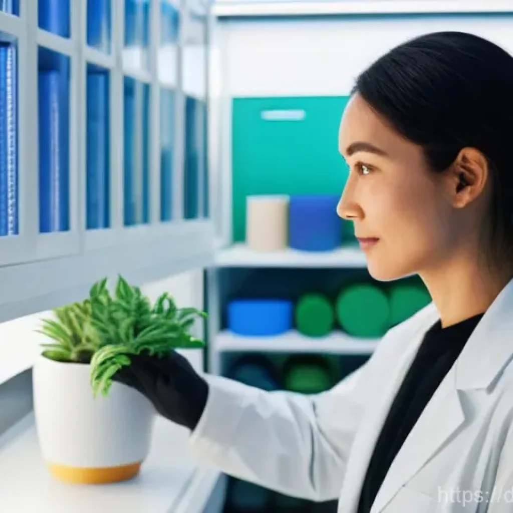 섬유기사 자격증과 패션 디자이너 경력 - **Prompt 1: Sustainable Fashion Innovator in a High-Tech Material Lab**
    "A confident young femal...