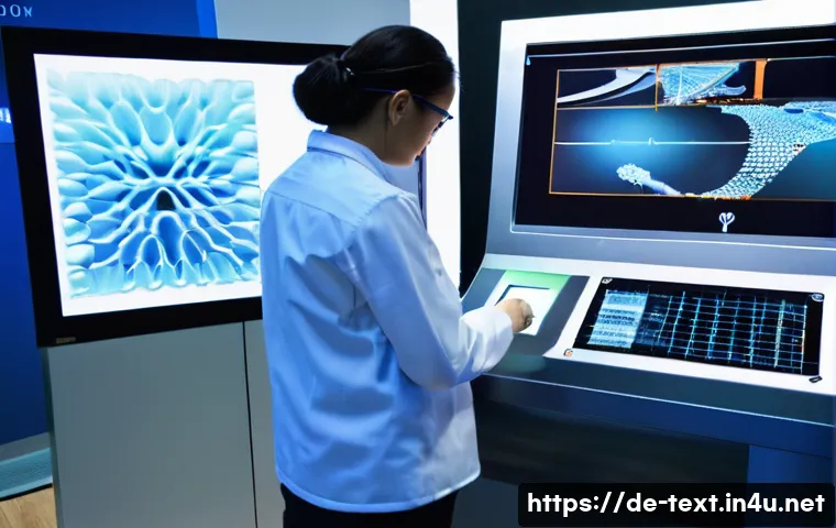 섬유기사와 자격증 취득의 가치 - **Prompt: "Dynamic Textile Innovation Lab"**
A vibrant, modern textile research and development ...